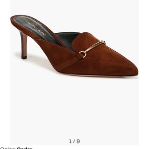 Veronica Beard Leslie Pointed Toe Bit Loafer Mule NEW Sz 9.5